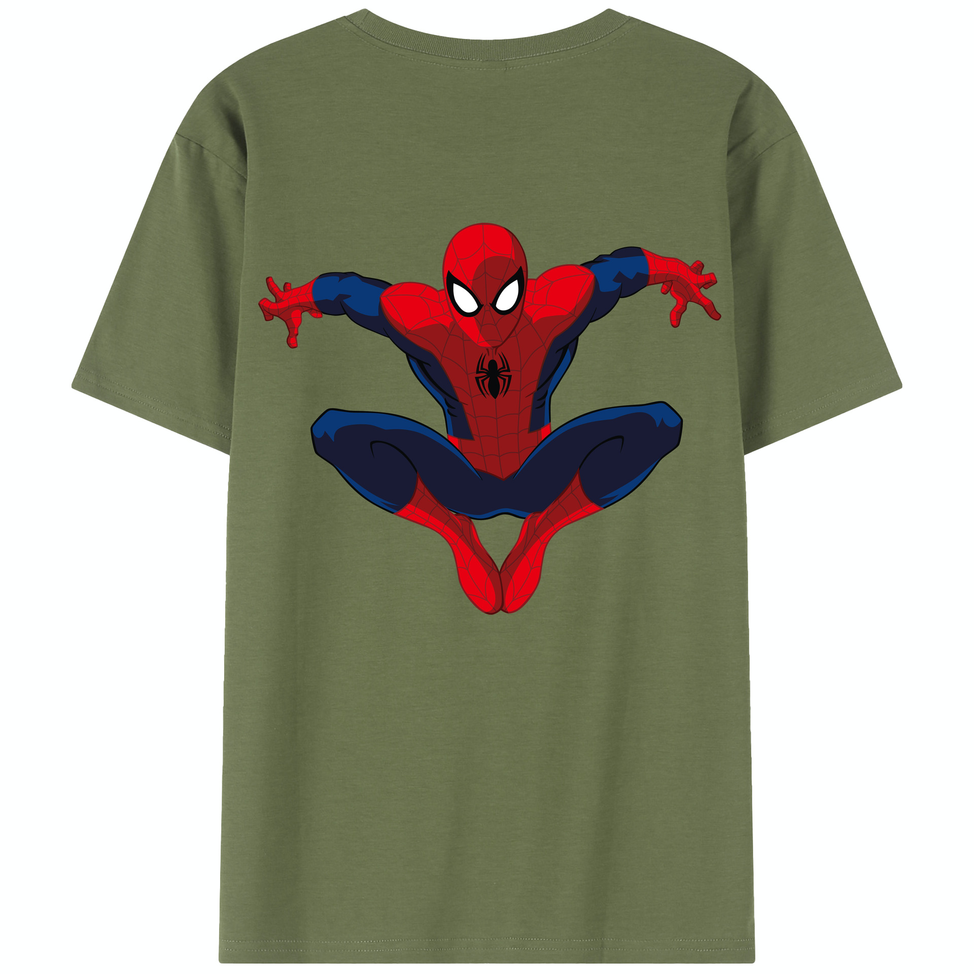 （画像用） アベンジャーズ The Avengers 綿100％半袖Tシャツ（背面プリント）